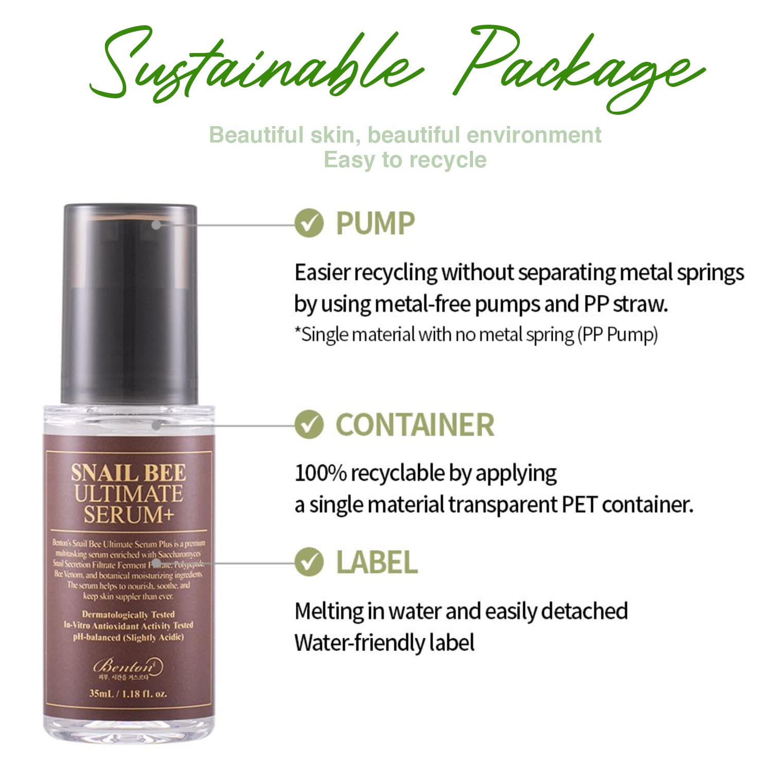 Benton Snail Bee Ultimate Serum+ 35mL