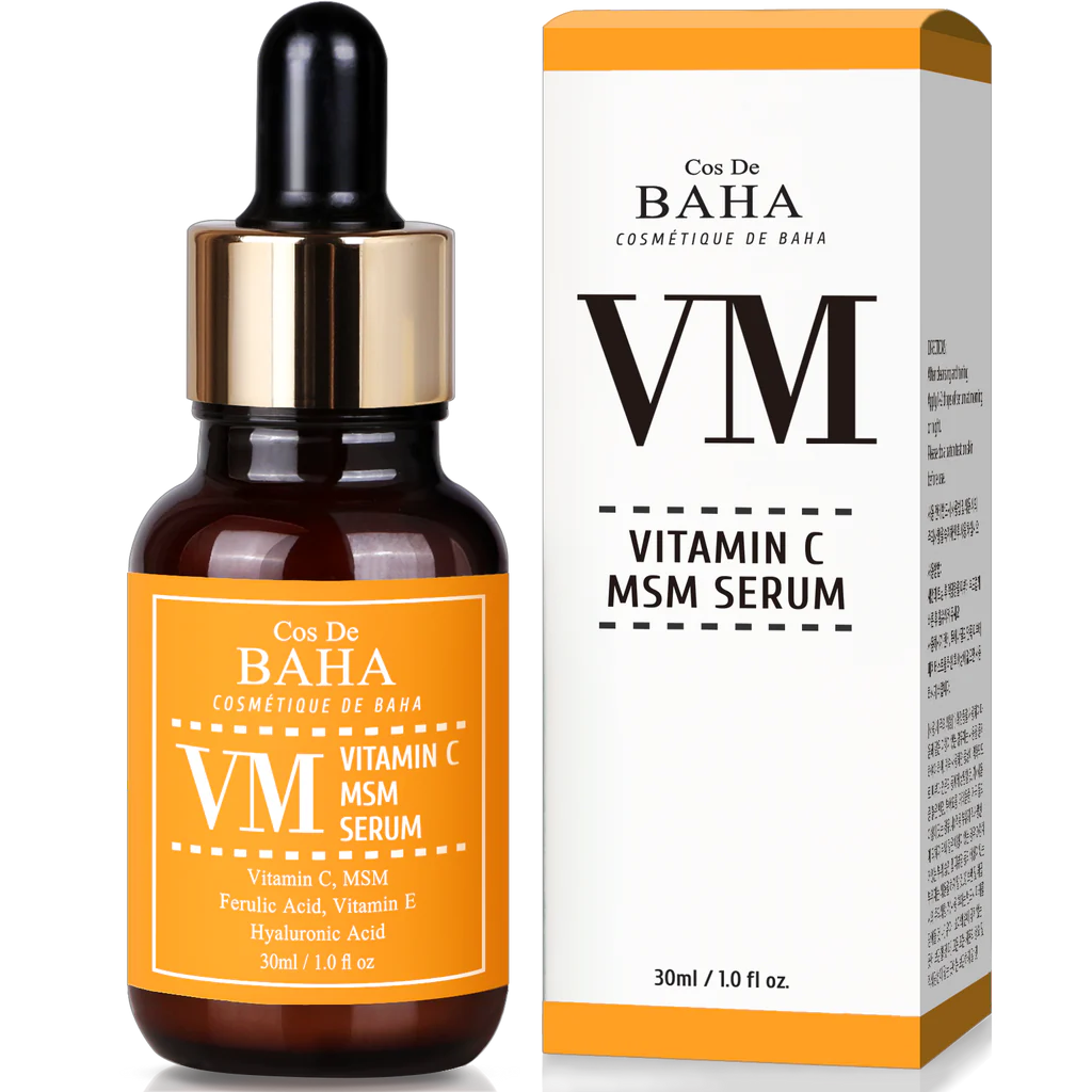 Cos De BAHA Vitamin C Facial Serum with MSM (30ml)