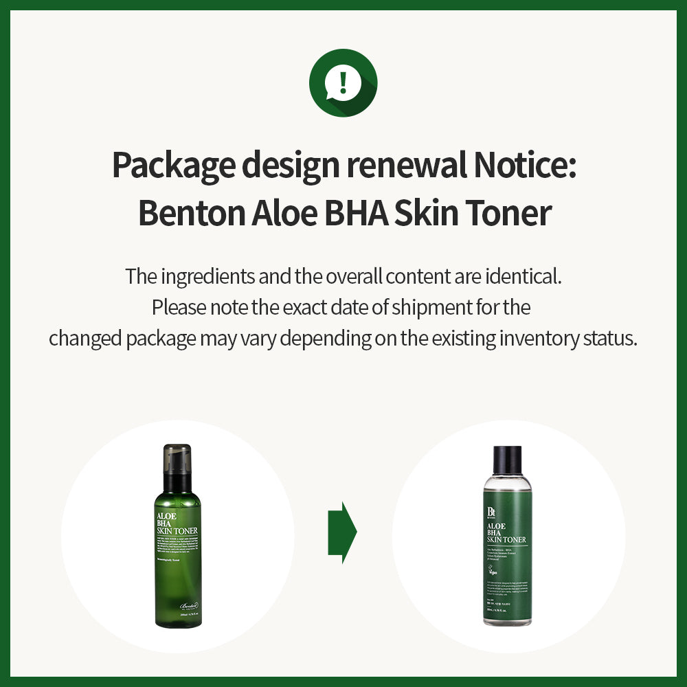 Benton Aloe BHA Skin Toner 200mL