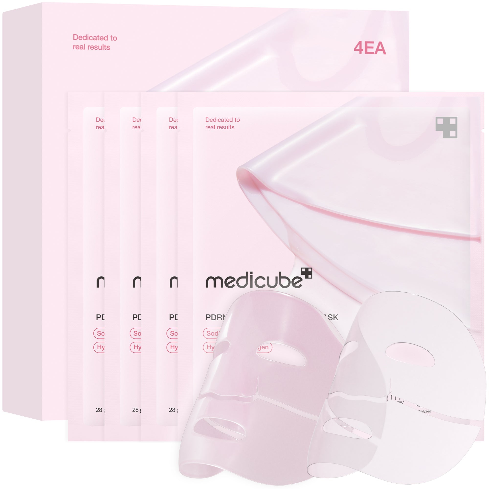 medicube - PDRN Pink Collagen Gel Mask Set